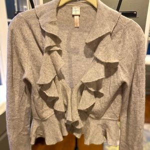 AQUA 100% cashmere cardigan